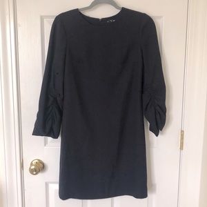 Club Monaco Navy Shift Dress W/ Bell Sleeves